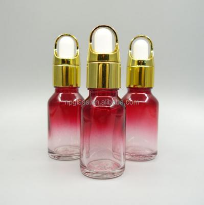 China Personal Care Color Glass Essential Oil Bottle With 30 60ml Dropper for sale