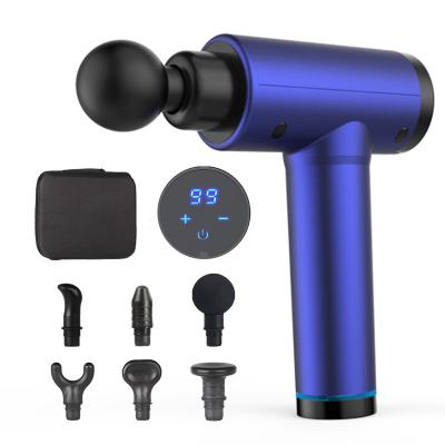 China Wholesale Customized Manual Body Massage Gun Wiring Control 20/30 Speed ​​Adjustment Massage Gun for sale