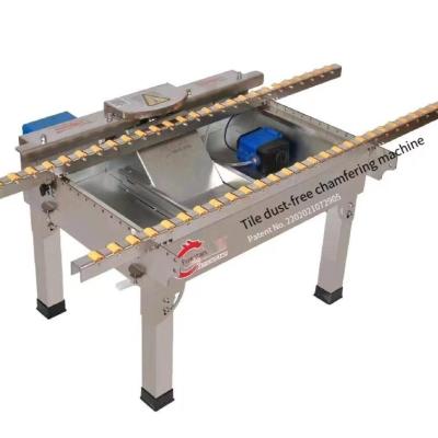 China New Ceramic Tile Marble Stone 45 Degree Cutter Motor Portable Desktop Accurate Chamfering Machine Dust Protected Machine for sale