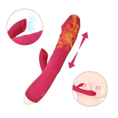 China Cupidlover Double Head Vibrator Strong Vibration Magic Wand Bifunctional Vibrator Sucking Vibrator Sex Toys For Woman for sale