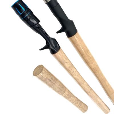 China Booney Factory Factory Fishing Rod Cork Wood Handle Wholesale Price Fishing Rod Handle Seat Reel Building Fishing Rod Cork Wooden Handle for sale