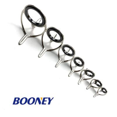 China Luya Booney Multiple Choice DIY Fishing Rod Building Guides Ring Ring Rod Guides and Tips Stainless Steel Guides for sale