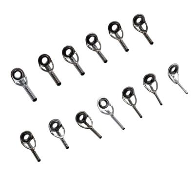 China sic Booney Loop Stainless Steel Tip Guides Ceramic DIY Fishing Rod Guide Rings for sale