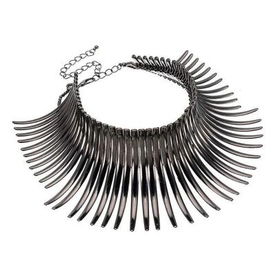 China Shape Fringe Ethnic African Glitter Canine Collar for sale