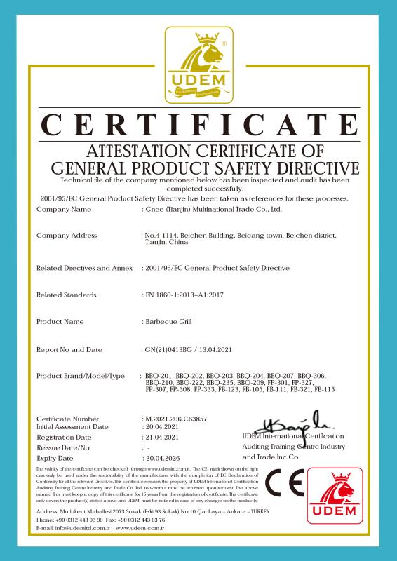 CE - Gnee (tianjin) Multinational Trade Co., Ltd.