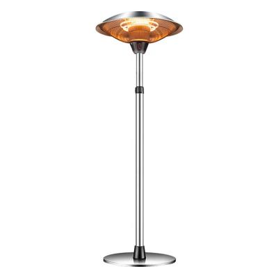 China Wholesale Safety Portable Steel Stocked Electric Infrared Outdoor Patio Heater for sale