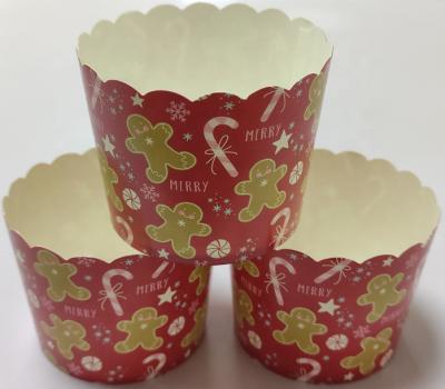 China Disposable 2021 Popular Christmas Series With Different Styles Cupcakes In Customers Design for sale