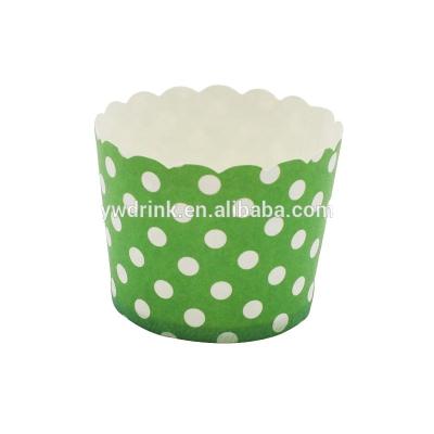 China Disposable Polka Dot Party Baking Cupcake Liners Muffin Cups Ice Cream Dessert Cup for sale