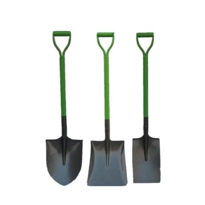 China Cultivating shovel cheap price high quality carbon steel shovels model iron 501 whole handle Y or D type made in China for sale