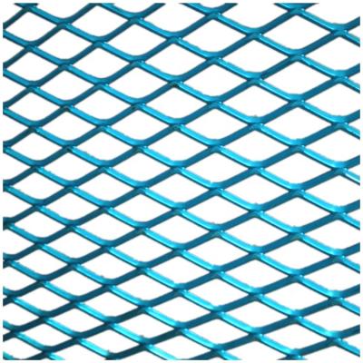 China Plain Weave Powder Coated Wire Diamond Mesh Expanded Mesh Diamond Expanded Metal Mesh Sheet Metal for sale