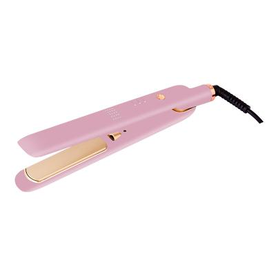 China Outdoor Professional Rechargeable Hair Straightener 3 Heating Settings Flat Iron Ceramic Fast Hair Straightener for sale