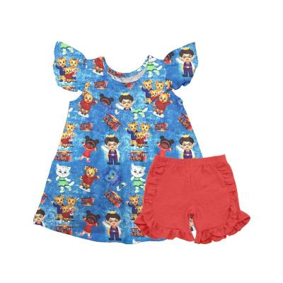 China 2018 Hot Sale Kids Clothing Set Girl Boutique Princess Casual Outfit Kids Fashionable Clothing for sale