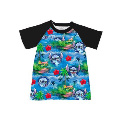 China New Breathable Wholesale Kids Clothing Boutique Cartoon Printing Boy T-shirt Clothes for sale