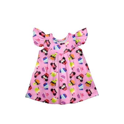 China New style spring and summer breathable babies dress new product lovely children's dress china clothing factory for sale