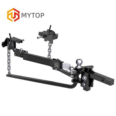 China Trailer Parts Custom Adjustable Leg Ball Mount And Tow Trailer Weight System Chain Distribution Hitch for sale