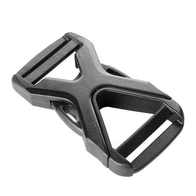 China Plastic Plastic Insert Buckle Adjustable Double Adjust Buckles For Outdoor Bags Backpack K0205 for sale