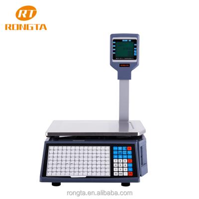 China 30kg Digital Label Barcode Printing Electronic Scales Width: 30~60mm for sale