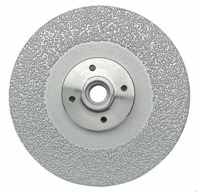 China Aluminum Multi Purpose Vacuum Brazed Diamond Wheel Grinding Tools Cutting Disc For Cast Iron for sale