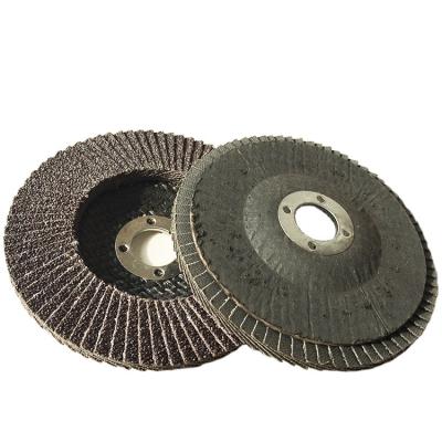 China Low Noise Fine Sanding125mm Aluminum Oxide Fin Disc Sanding Fin Disc For Grinder 36 Grit Dust for sale