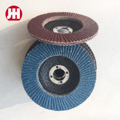 China Low Noise Stainless Steel Polishing Disc Sanding Abrasive Sand Cloth Flap Disc / Flap Wheel For Metal Stainless Steel for sale