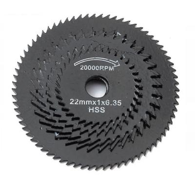 China . High Speed ​​Smooth Straight Edge 7pcs HSS Mini Circular Saw Blades Cutting Disc Extension Rod For Wood Plastic Aluminum for sale