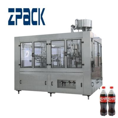 China Food Carbonated Beverage Cold Wash Filling Capping 3 in 1 Monoblok 3000 Bottles Per Hour CSD Beverage Filling Machine for sale