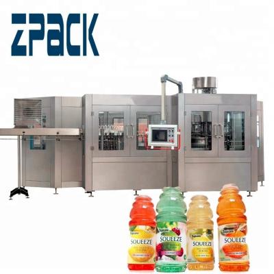 China Food Juice Tea Washing Filling Hot Capping 3 in-1machine for sale