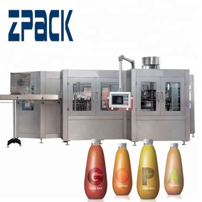 China Automatic Bottle Washing Hot Filling Food PET Capping Machine / Liquid Filling Machine for sale