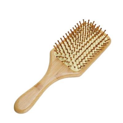 China Anti-static Wooden Bamboo Cushion Massage Comb Hair Duct Brushes Care Air Cushion Hair Massage Comb for sale