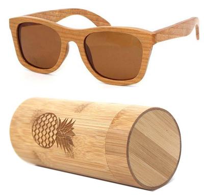 China 2020 fashion sunglasses hot sell popular factory price handcrafted wooden bamboo sunglasses wholesale for sale