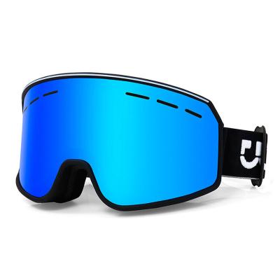 China UV400 clip snow goggles    double anti fog   ski goggles  outdoor mountaineering custom for sale