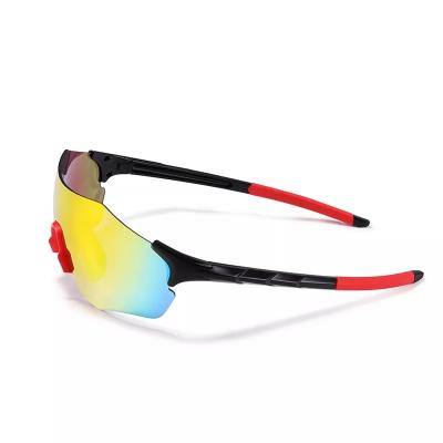 China Anti UV400 Cycling polarizing color-changing interchangeable lenses TR90 sports glasses Cycling windproof and dust-proof sunglasses for sale