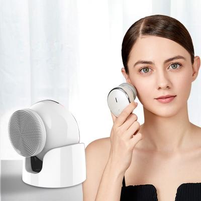 China Electric Facial Pore Remover Massager Brush Silicone Deep Cleansing Deep Cleansing Brush for sale