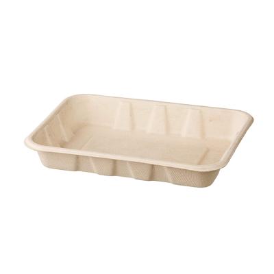 China Environmentally Friendly Compostable Containers Eco - Friendly Disposable Biodegradable Boxes Premium Natural Bagasse Containers for sale