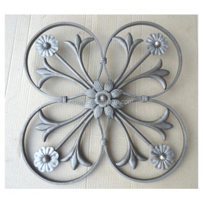 China Wrought Iron Easily Assembled Ornamentals, Forged Ornamental Rosettes/Palisade /Balusters For Fence Gate Windows Staircases for sale