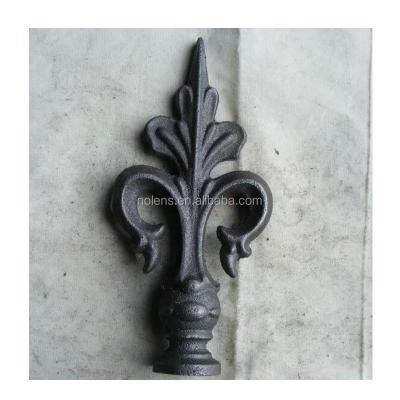 China Easy to weld / can be further forged wrought iron components and ornamental iron spear points for door parts and gates for sale