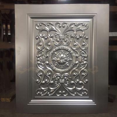 China Modern Africa Doors Embossed Stamped Steel Door Skin Galvanized Steel Sheets for sale