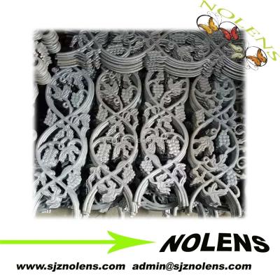 China Metal Manufacturer of Cast Iron Fence Pickets Fer Decore Elements, Cast Iron/Forged Quality Branded Factory Insert Ornaments for sale