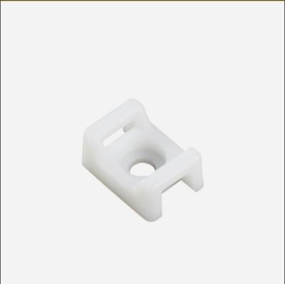 China High quality white and black nylon cable tie mounts with screw for sale