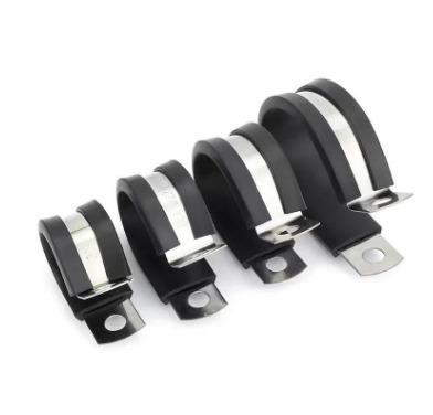 China Factory price hot sale p type plastic pipe clip p type 304 stainless steel cable clamp plastic clamp for sale