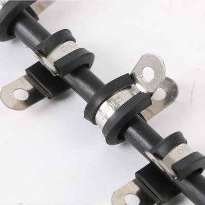 China Hot Sale P Type Plastic Pipe Clip R Type 304 Stainless Steel Cable Clamp Hose Clip Factory Price Clip for sale