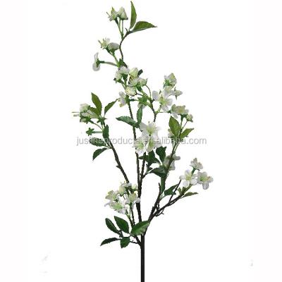 China 88cmH High Quality Wholesale Artificial Silk Pear Flower Real Flower Spray Pear Touch For Home Decoration Different Colors for sale