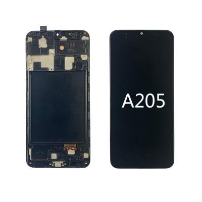 China For Galaxy A20 Wholesale LCD Screen For Samsung Oled A20 a205 Without View Aftermarket New Refurbished Or Original for sale