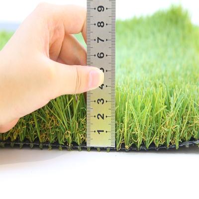 China Balcony Park Garden Green Door Game Ground Field Sports Flooring Realistic Mini Football Fade Synthetic Artificial Grass 2/4*25mm for sale