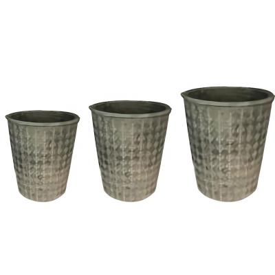 China Durable Whole Single Popular Cement Plants Pot Outdoor Clay Flower Pots Fiber Clay Flower Pot For Garden Decor Hotel for sale