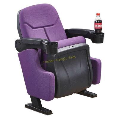 China Commercial Furniture XJ-6823 PU High Density Foam Medium Back Tip Up Cinema Chair for sale