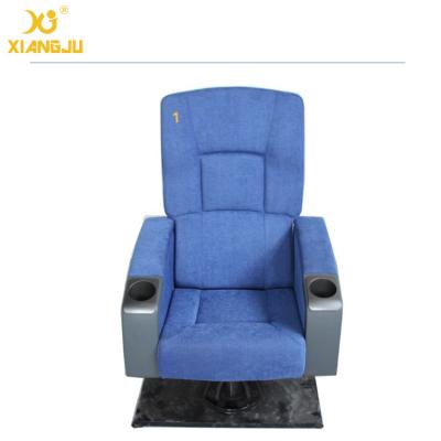 China Commercial Furniture Folding Home Theater Chairs , Movable Cinema Seating With Rocking Back for sale