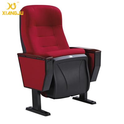 China Commercial Furniture Red Antique Xiangju Cinema Armchair With Cup Holder , 4d Theater Seats Removable for sale