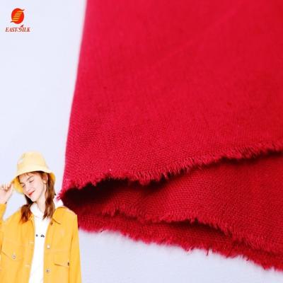 China Factory Wholesale Stock Price Cotton Linen Fusible Fabric 100% Cotton Fabric for Workwear Garment and Bags for sale