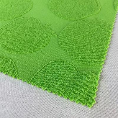 China 100% Polyester Anti-Static Knit Brocade Jacquard Jersey Fabric FOR Dress And Toy for sale